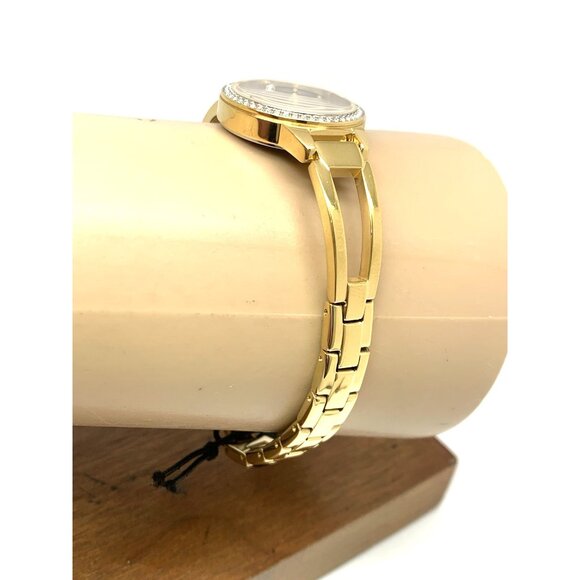 Citizen Women\'s Watch EZ7012-85E Quartz Black Dial Gold Stainless Steel 24mm